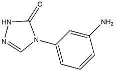 4-(3-aminophenyl)-2,4-dihydro-3H-1,2,4-triazol-3-one Struktur