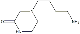 4-(4-aminobutyl)piperazin-2-one Struktur