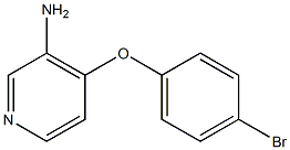 4-(4-bromophenoxy)pyridin-3-amine Struktur