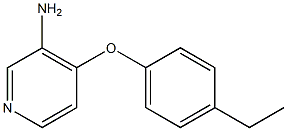 4-(4-ethylphenoxy)pyridin-3-amine Struktur