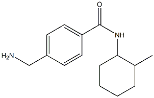 4-(aminomethyl)-N-(2-methylcyclohexyl)benzamide Struktur