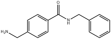 4-(aminomethyl)-N-benzylbenzamide Struktur