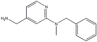 4-(aminomethyl)-N-benzyl-N-methylpyridin-2-amine Struktur