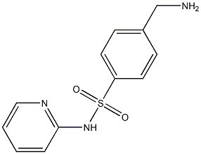 4-(aminomethyl)-N-pyridin-2-ylbenzenesulfonamide Struktur