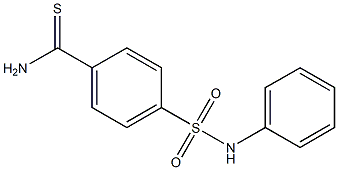 4-(anilinosulfonyl)benzenecarbothioamide Struktur