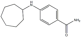 4-(cycloheptylamino)benzamide Struktur