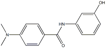 4-(dimethylamino)-N-(3-hydroxyphenyl)benzamide Struktur