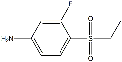 4-(ethanesulfonyl)-3-fluoroaniline Struktur