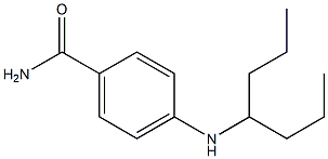 4-(heptan-4-ylamino)benzamide Struktur