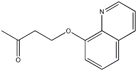 4-(quinolin-8-yloxy)butan-2-one Struktur