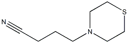 4-(thiomorpholin-4-yl)butanenitrile Struktur