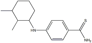 4-[(2,3-dimethylcyclohexyl)amino]benzene-1-carbothioamide Struktur