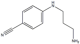 4-[(3-aminopropyl)amino]benzonitrile Struktur