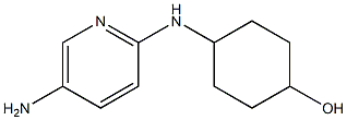 4-[(5-aminopyridin-2-yl)amino]cyclohexan-1-ol Struktur