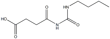 4-[(butylcarbamoyl)amino]-4-oxobutanoic acid Struktur