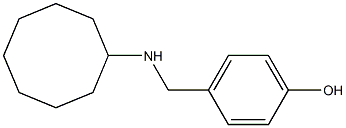 4-[(cyclooctylamino)methyl]phenol Struktur