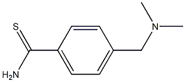 4-[(dimethylamino)methyl]benzenecarbothioamide Struktur