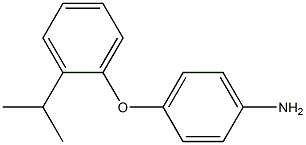 4-[2-(propan-2-yl)phenoxy]aniline Struktur