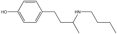 4-[3-(butylamino)butyl]phenol Struktur