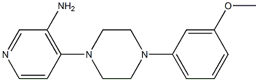 4-[4-(3-methoxyphenyl)piperazin-1-yl]pyridin-3-amine Struktur