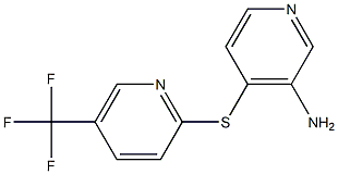 4-{[5-(trifluoromethyl)pyridin-2-yl]sulfanyl}pyridin-3-amine Struktur