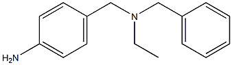 4-{[benzyl(ethyl)amino]methyl}aniline Struktur