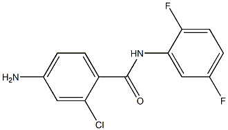 4-amino-2-chloro-N-(2,5-difluorophenyl)benzamide Struktur