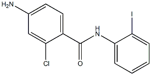 4-amino-2-chloro-N-(2-iodophenyl)benzamide Struktur