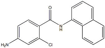 4-amino-2-chloro-N-(naphthalen-1-yl)benzamide Struktur