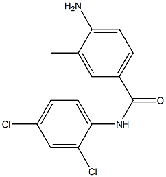 4-amino-N-(2,4-dichlorophenyl)-3-methylbenzamide Struktur