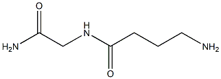 4-amino-N-(2-amino-2-oxoethyl)butanamide Struktur