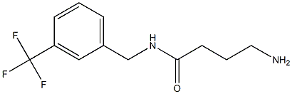 4-amino-N-[3-(trifluoromethyl)benzyl]butanamide Struktur