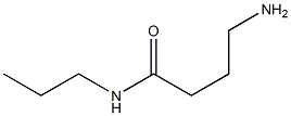 4-amino-N-propylbutanamide Struktur