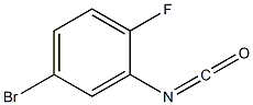 4-bromo-1-fluoro-2-isocyanatobenzene Struktur