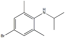 4-bromo-2,6-dimethyl-N-(propan-2-yl)aniline Struktur