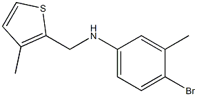 4-bromo-3-methyl-N-[(3-methylthiophen-2-yl)methyl]aniline Struktur