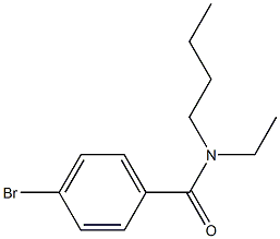 4-bromo-N-butyl-N-ethylbenzamide Struktur