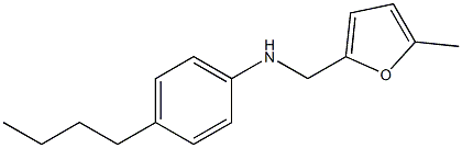 4-butyl-N-[(5-methylfuran-2-yl)methyl]aniline Struktur