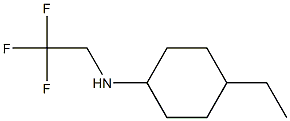 4-ethyl-N-(2,2,2-trifluoroethyl)cyclohexan-1-amine Struktur