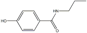 4-hydroxy-N-propylbenzamide Struktur