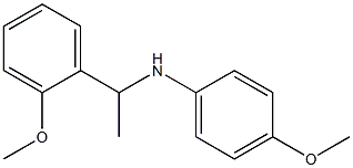 4-methoxy-N-[1-(2-methoxyphenyl)ethyl]aniline Struktur