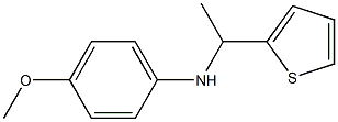 4-methoxy-N-[1-(thiophen-2-yl)ethyl]aniline Struktur