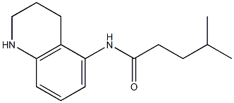 4-methyl-N-(1,2,3,4-tetrahydroquinolin-5-yl)pentanamide Struktur