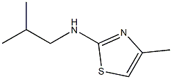 4-methyl-N-(2-methylpropyl)-1,3-thiazol-2-amine Struktur