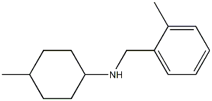 4-methyl-N-[(2-methylphenyl)methyl]cyclohexan-1-amine Struktur