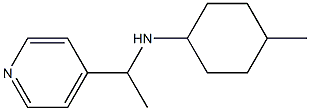 4-methyl-N-[1-(pyridin-4-yl)ethyl]cyclohexan-1-amine Struktur