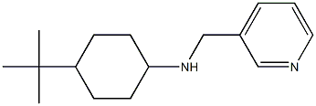 4-tert-butyl-N-(pyridin-3-ylmethyl)cyclohexan-1-amine Struktur