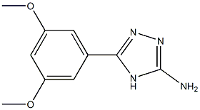 5-(3,5-dimethoxyphenyl)-4H-1,2,4-triazol-3-amine Struktur