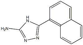 5-(naphthalen-1-yl)-4H-1,2,4-triazol-3-amine Struktur