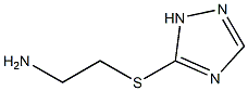 5-[(2-aminoethyl)sulfanyl]-1H-1,2,4-triazole Struktur